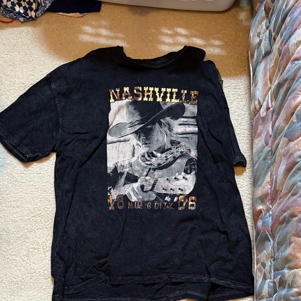 Nashville Graphic Short Sleeve Tee - Black
